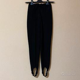 Pantaloni Donna Nero Affusolato Casual Elastici