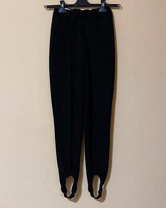 Pantaloni Donna Nero Affusolato Casual Elastici