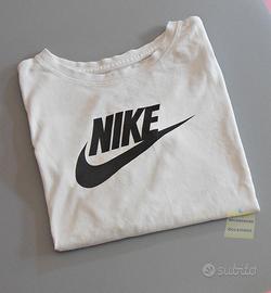 Maglietta Nike Bianca Maniche Corte Ragazza Donna
