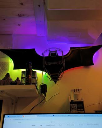 lampada Batman led