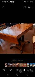 Tavolo a bandelle allungabile stile Impero/Bieder 