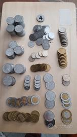 Lotto nr. 4 kg. 1 monete Lire Rep. Italiana
