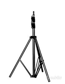 Manfrotto 366B Stativo Eco 6 con Manopole, Nero -