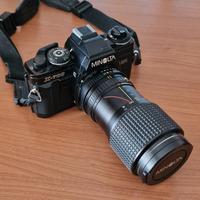 Minolta X700 reflex, obiettivi e accessori. 