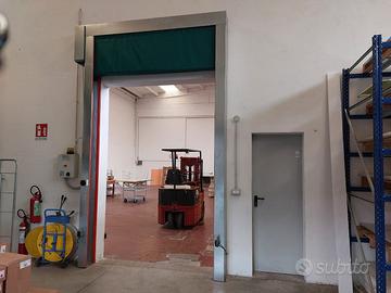 Portone telato sali/scendi con finestra