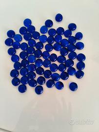 pietre blu in vetro 