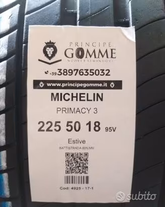2 gomme 225 50 18 michelin a4925