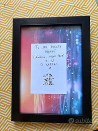 Cornice con frase motivazionale
