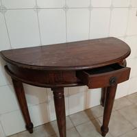 Tavolo/consolle mezzaluna