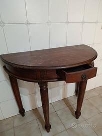 Tavolo/consolle mezzaluna