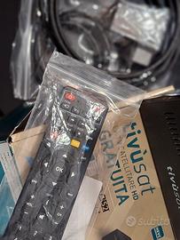 Decoder tv sat con scheda ancora attiva