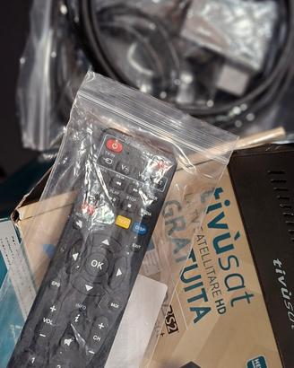 Decoder tv sat con scheda ancora attiva