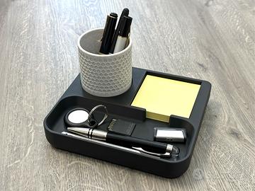 elegante organizer da scrivania stampato in 3d
