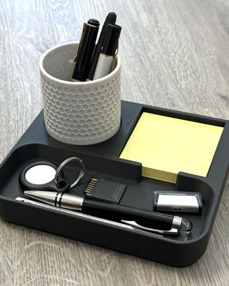 elegante organizer da scrivania stampato in 3d