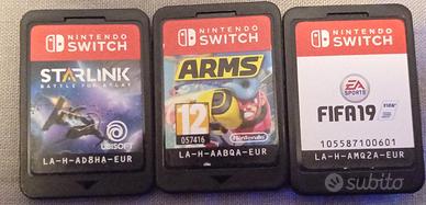 3 Giochi Nintendo Switch 