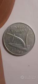 Moneta 10 lire 1979