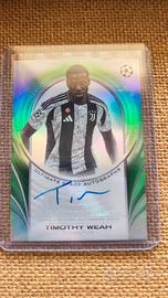 autografo Timothy Weah numerato