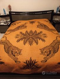 coperta matrimoniale  versatile vintage  in lana 