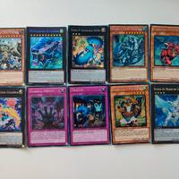 Lotto di 10 carte rare segrete Yu-Gi-Oh