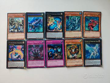 Lotto di 10 carte rare segrete Yu-Gi-Oh