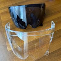 Visiera Ruroc Atlas 4.0/3.0 nera e trasparente