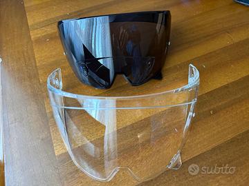 Visiera Ruroc Atlas 4.0/3.0 nera e trasparente