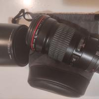 Canon EF 200mm f/2.8 L II USM + paraluce + sacca