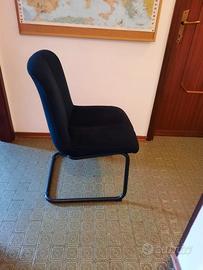 sedia in velluto 