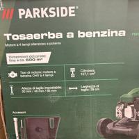 tagliaerba parkside a benzina 4 tempi nuovo