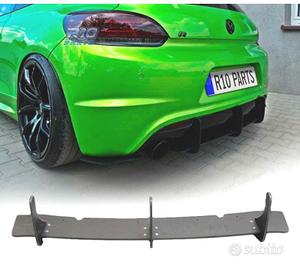 DIFFUSORE VOLKSWAGEN VW SCIROCCO R 08-13 NERO