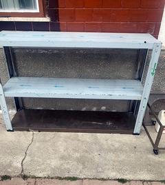 Scaffale in acciaio inox