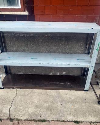 Scaffale in acciaio inox