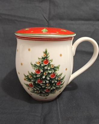 Villeroy e Boch tazza natalizia con coperchio