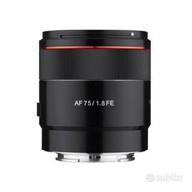 Samyang AF 75mm F1.8 attacco sony E  - full frame