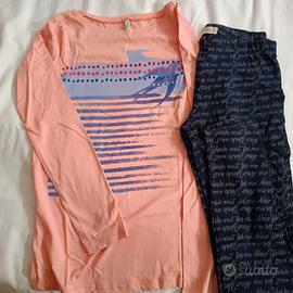 Maglia maniche lunghe Benetton più leggins OVS