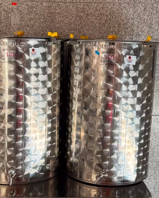 fermentatore 100 litri in acciaio inox