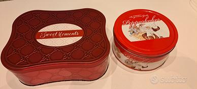 QUATTRO GRANDI SCATOLE di LATTA