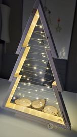 Albero di Natale artigianale in legno