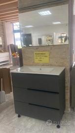 MOBILE BAGNO A TERRA 80 CM CON LAVABO