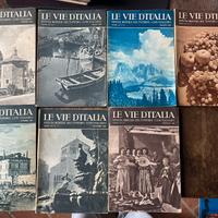 Le Vie D’Italia riviste mensili TCI 1948 e 1949