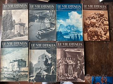Le Vie D’Italia riviste mensili TCI 1948 e 1949