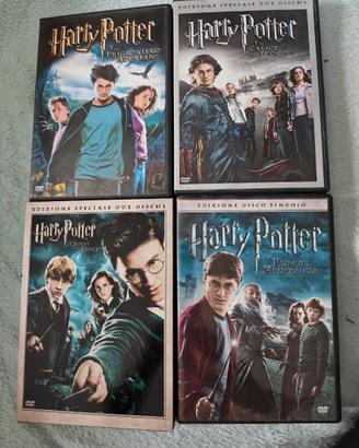 Lotto 4 Film Harry Potter in DVD