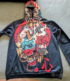 Felpa con cappuccio uomo