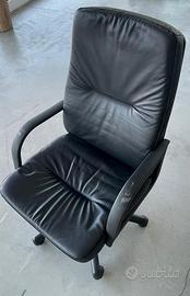 Sedia da ufficio in pelle