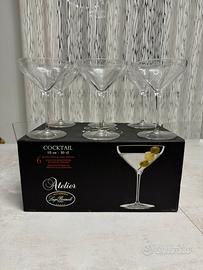 12 Coppe bicchieri martini