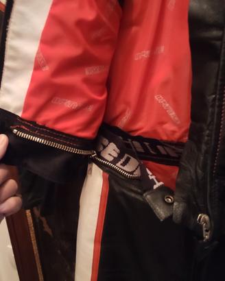 Abbigliamento tecnico moto Vintage vera pelle