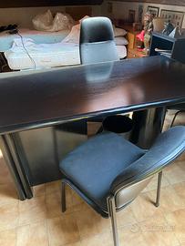 Arredo ufficio / studio in legno nero