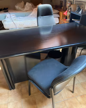 Arredo ufficio / studio in legno nero