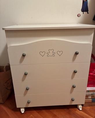 Lettino + fasciatoio