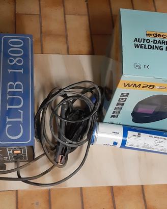 set saldatura con casco autoscurante MAI USATO 